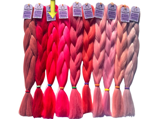 Cardinal - Hot Pink Braiding Hair