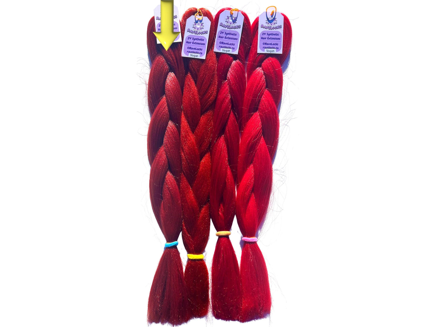 Maroon - Red Braiding Hair