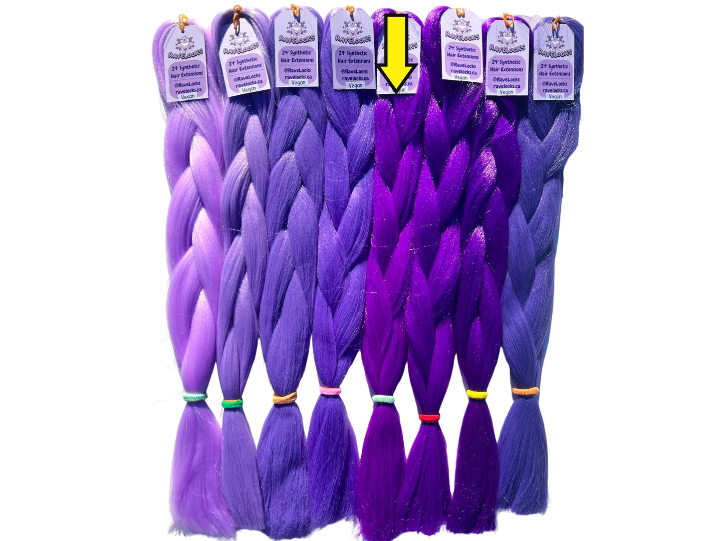 Veronica - Purple Braiding Hair