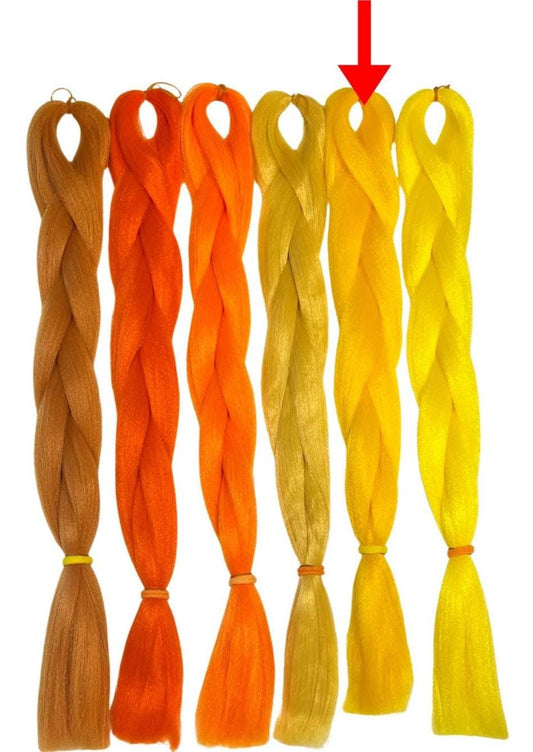 Merigold - Yellow/Orange Braiding Hair