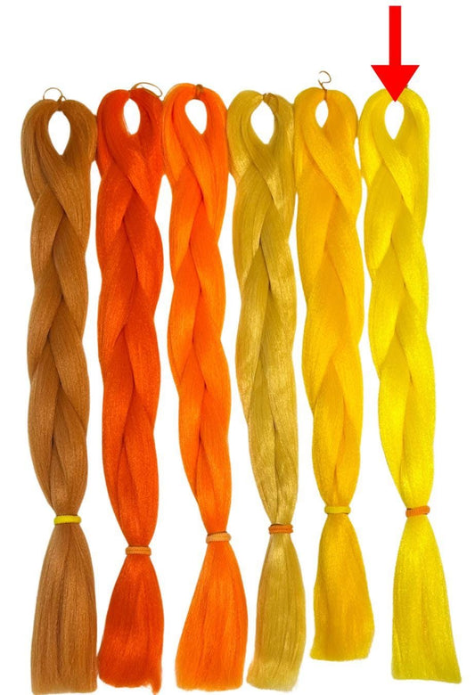 Lemon - Yellow Braiding Hair