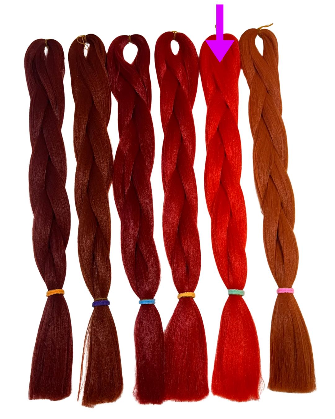 Rose - Red Braiding Hair