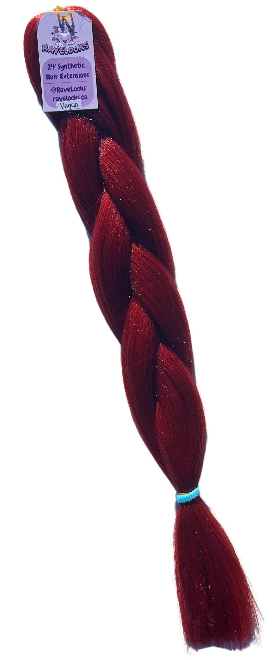 Maroon - Red Braiding Hair