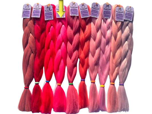Pinknova - Bright Pink Braiding Hair