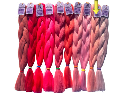 Peachy - Pink Braiding Hair