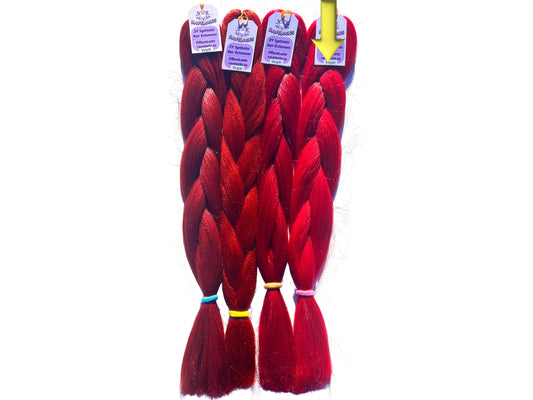 Candy - Red Braiding Hair