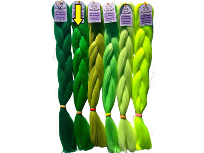 Emerald - Green Braiding Hair