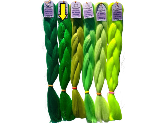Emerald - Green Braiding Hair