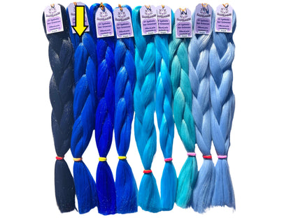 Cobalt - Blue Braiding Hair
