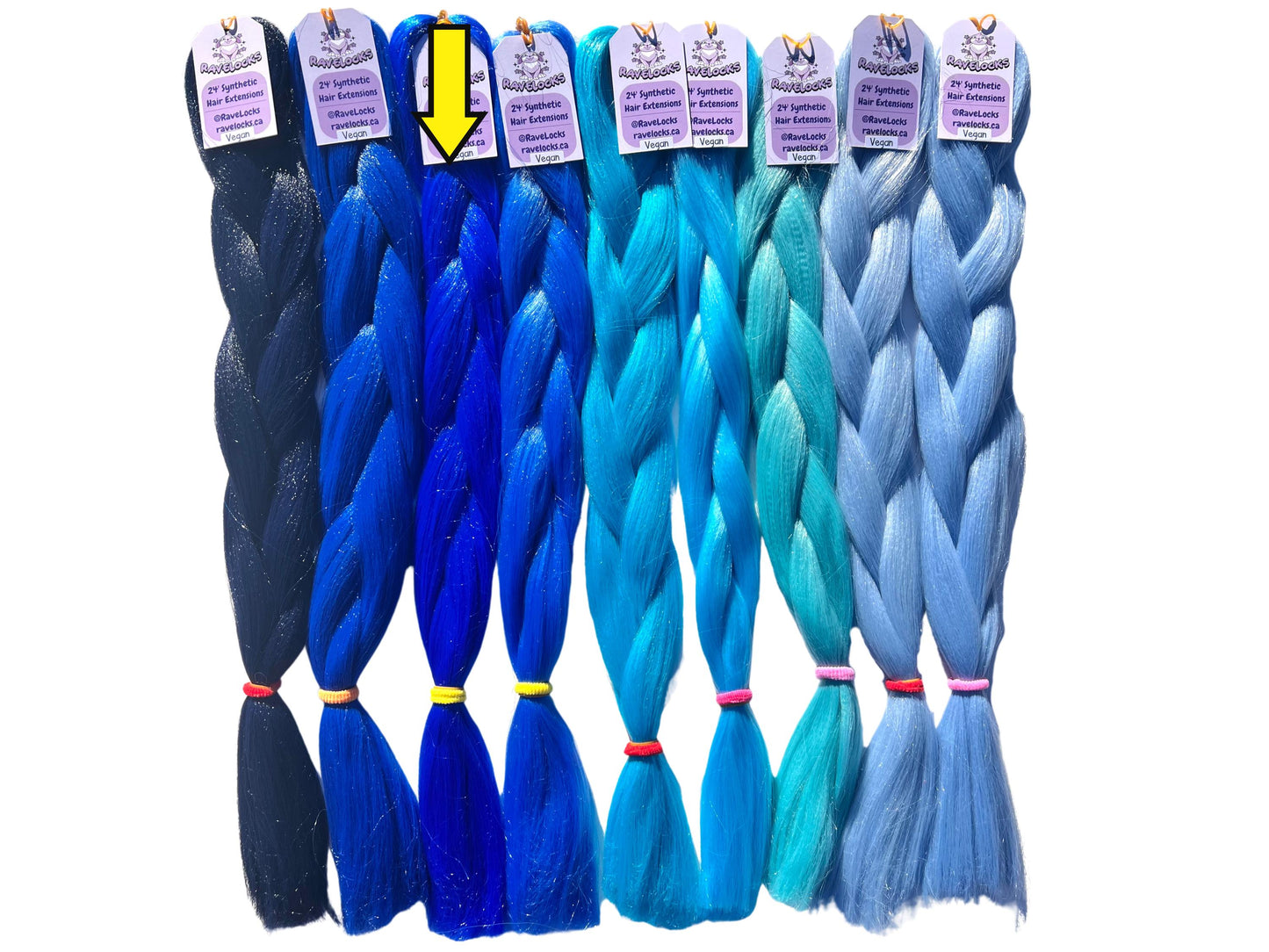 Saphire - Blue Braiding Hair
