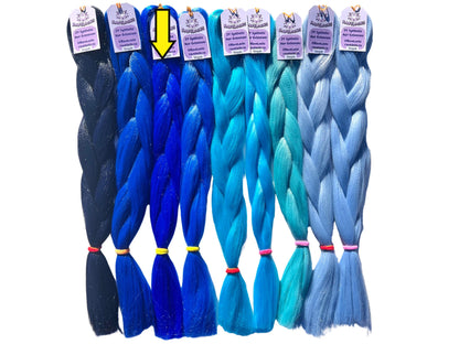 Saphire - Blue Braiding Hair
