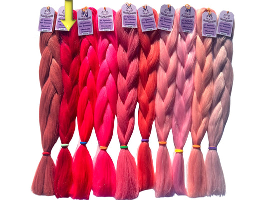 Velvora - Dark Pink Braiding Hair