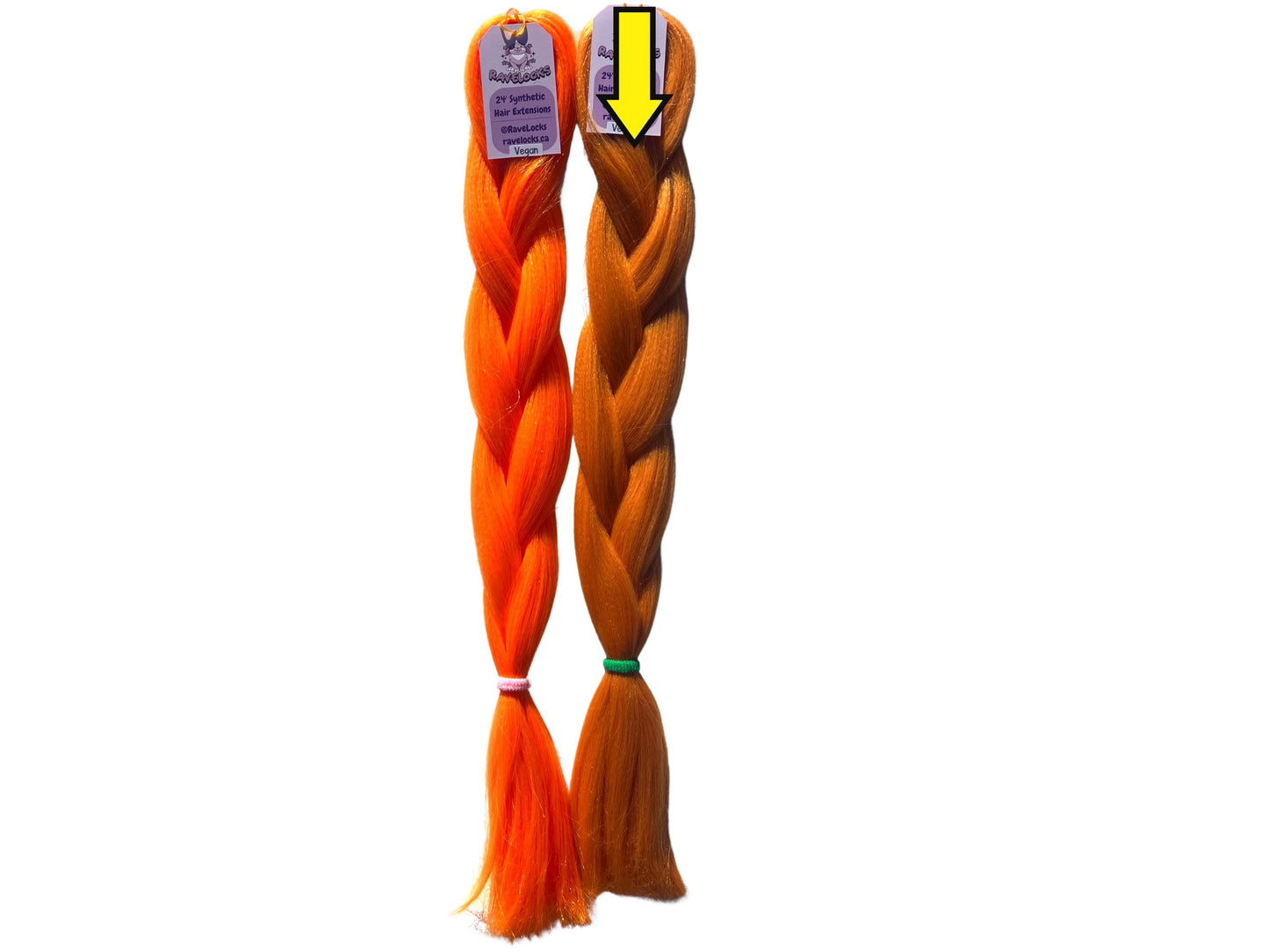 Rustic - Orange Braiding Hair