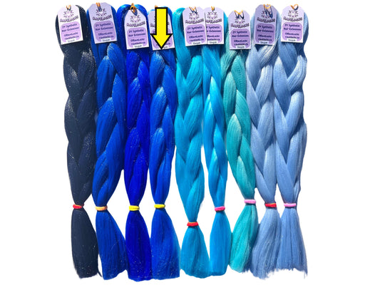 Royal - Blue Braiding Hair