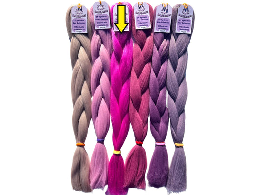 Fuchsia - Pink/Purple Braiding Hair