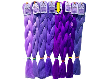 Veronica - Purple Braiding Hair