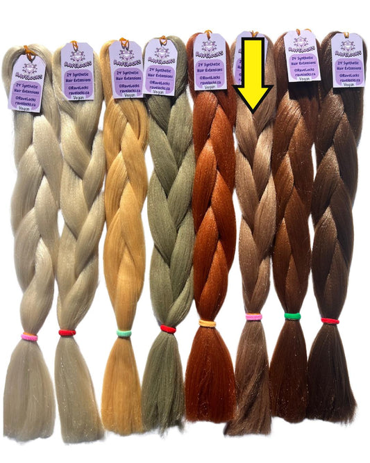 Light Brown - Natural Braiding Hair