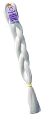 White  - Tinsel Braiding Hair
