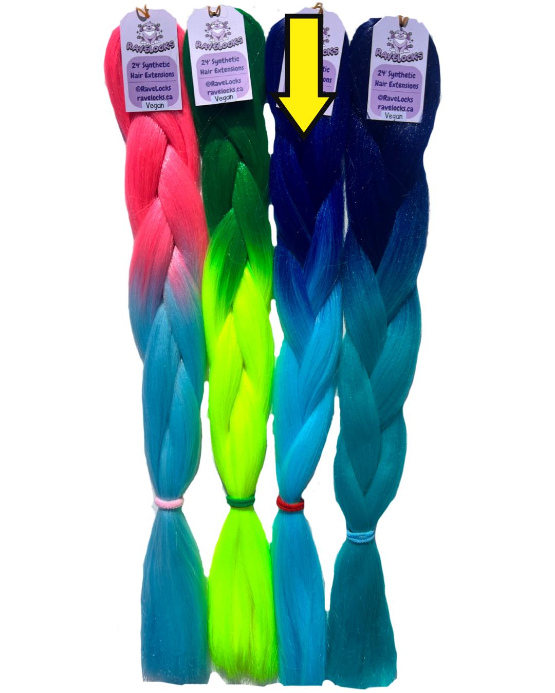 Shambles  - Blue Ombre Braiding Hair