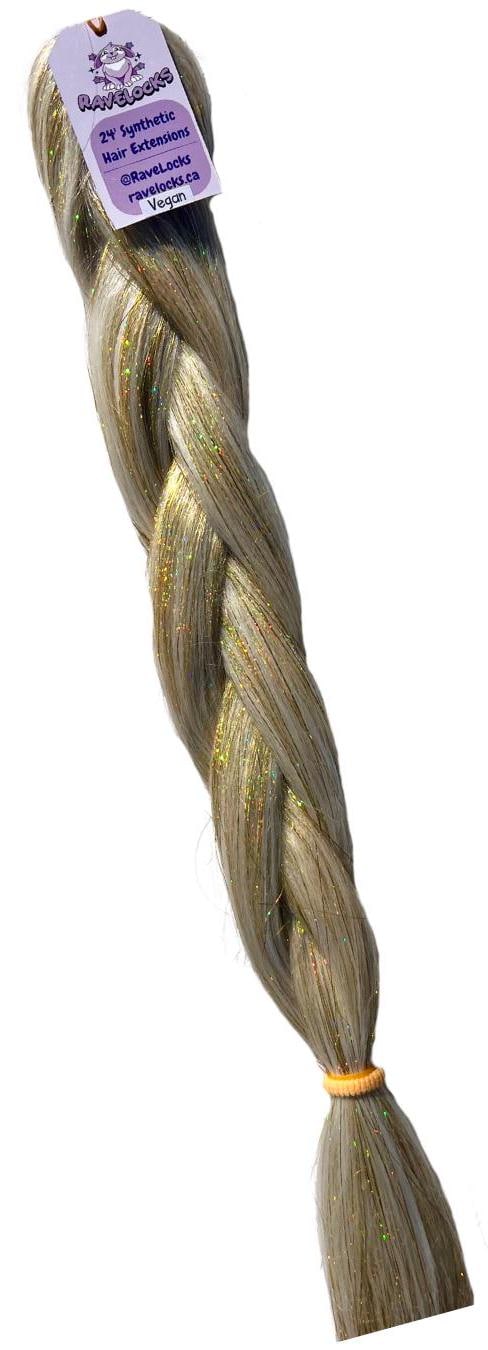 Gold  - Tinsel Braiding Hair