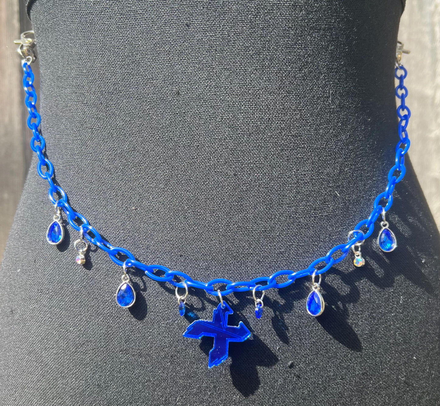 Excision Body Chain - Necklace - Accessory (Blue)