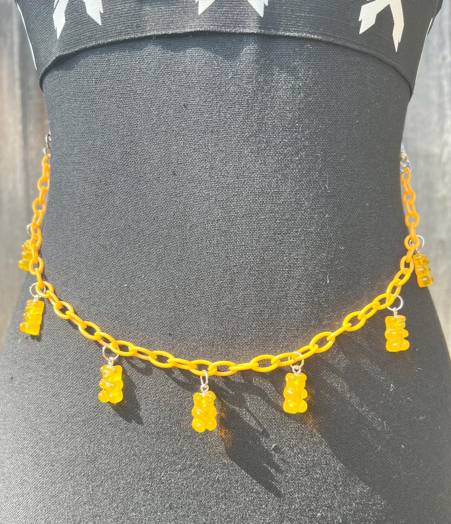 Body Chain - Necklace - Accessory (Orange) - Gummy Bears