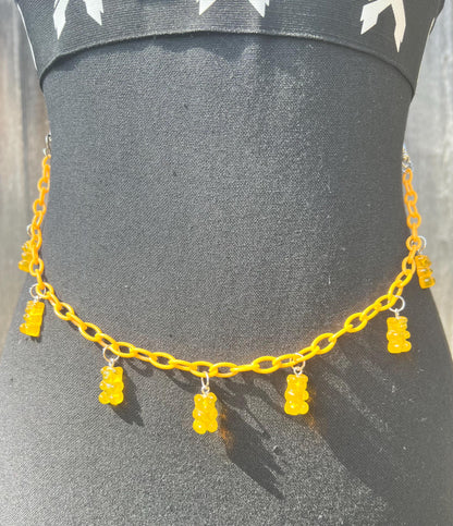 Body Chain - Necklace - Accessory (Orange) - Gummy Bears