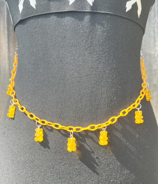Body Chain - Necklace - Accessory (Orange) - Gummy Bears