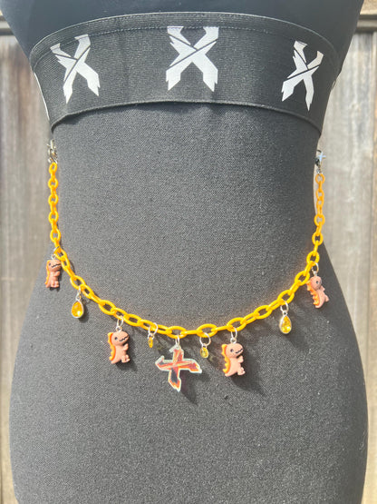 Excision Body Chain - Necklace - Accessory (Orange)