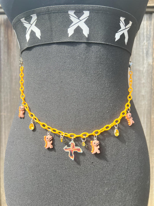 Excision Body Chain - Necklace - Accessory (Orange)