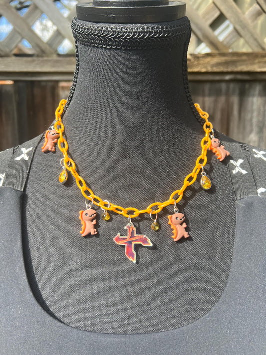 Excision Body Chain - Necklace - Accessory (Orange)