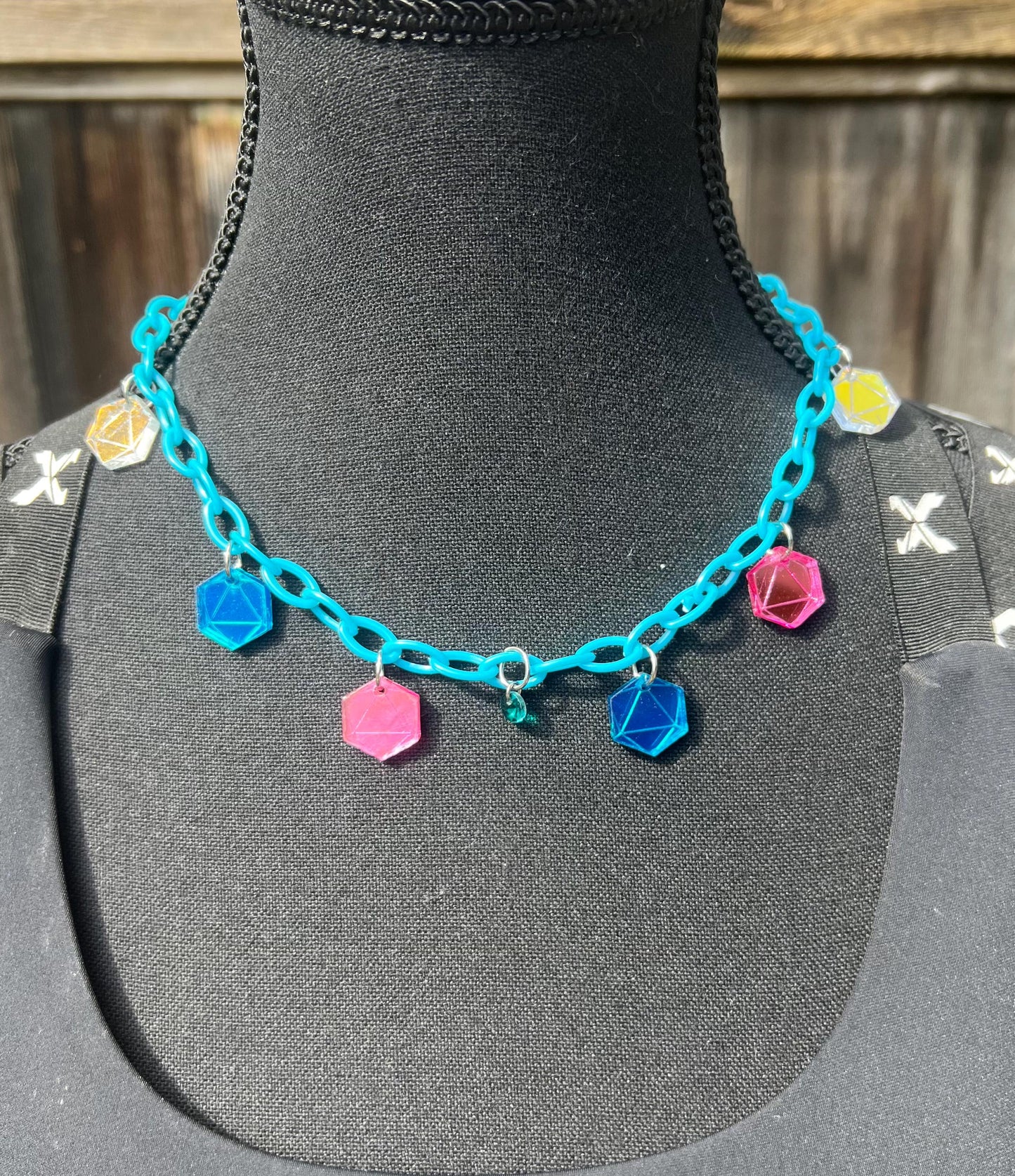 ODESZA Body Chain - Necklace - Accessory (Blue&Pink)