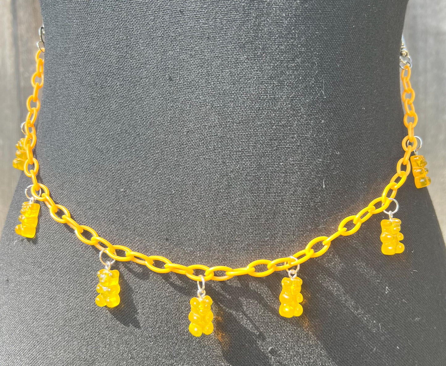 Body Chain - Necklace - Accessory (Orange) - Gummy Bears