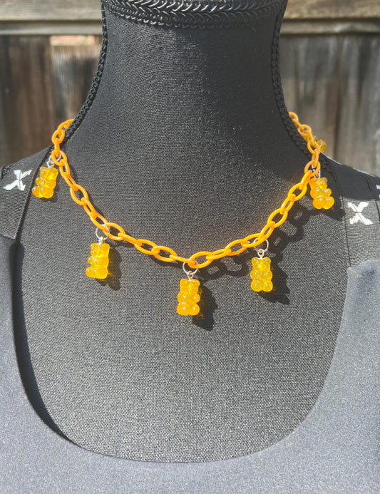 Body Chain - Necklace - Accessory (Orange) - Gummy Bears