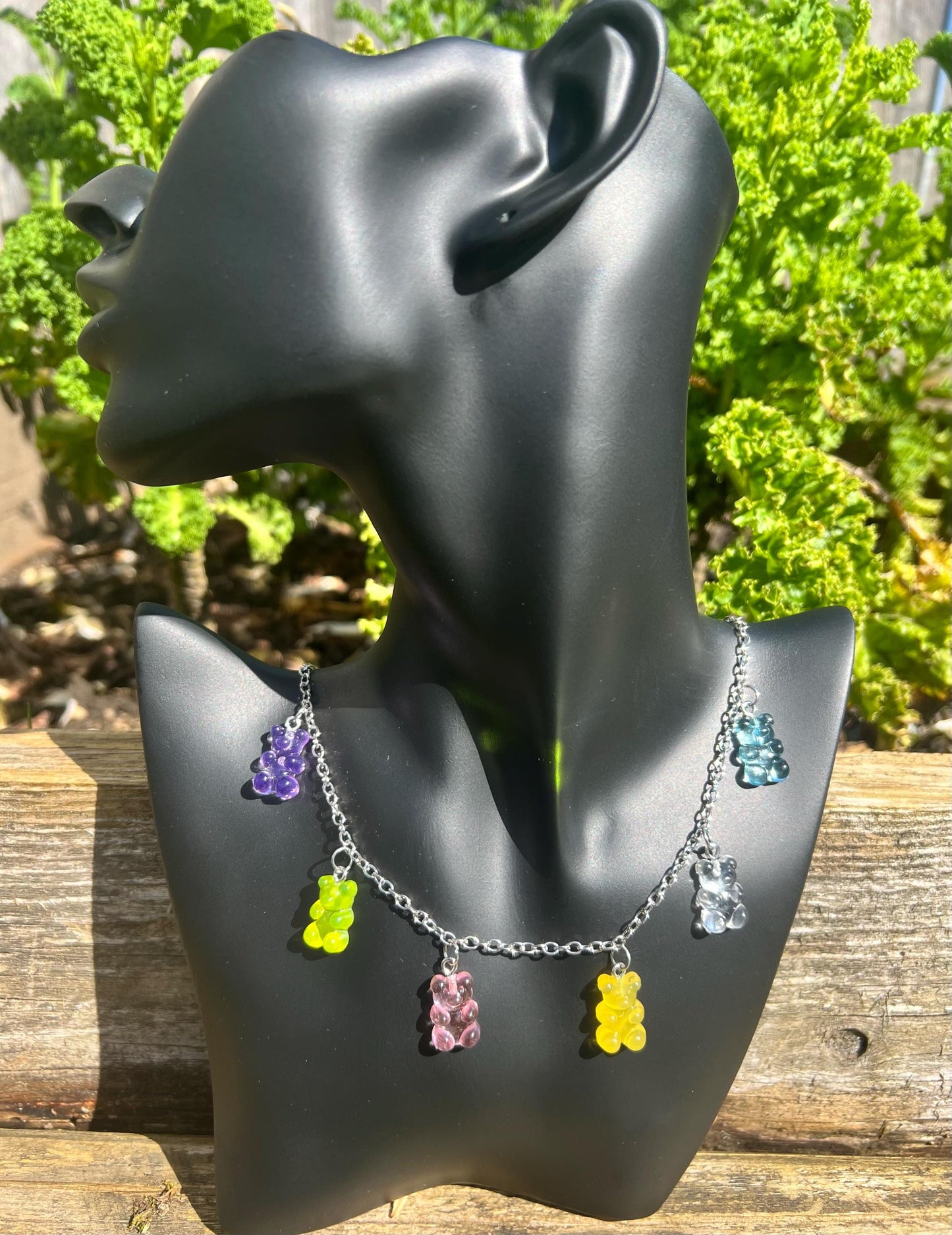 Gummy Bear - Chain Necklace (6 Bear)