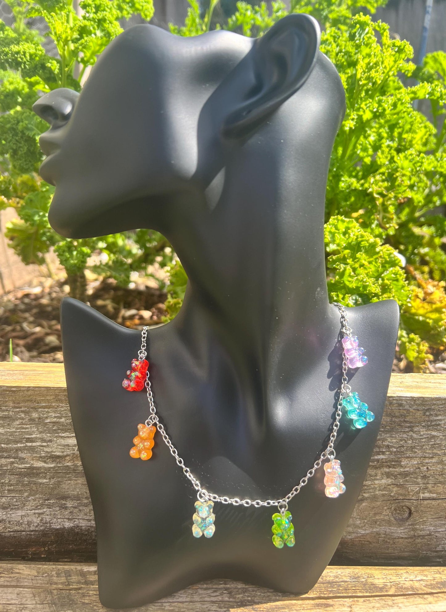 Gummy Bear - Chain Necklace (7 Bear)