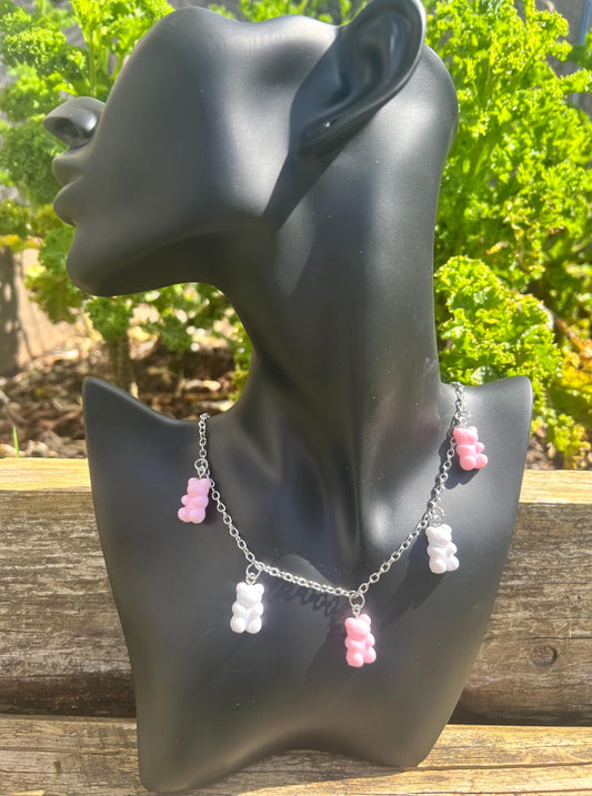 Gummy Bear - Chain Necklace (5 Bear)