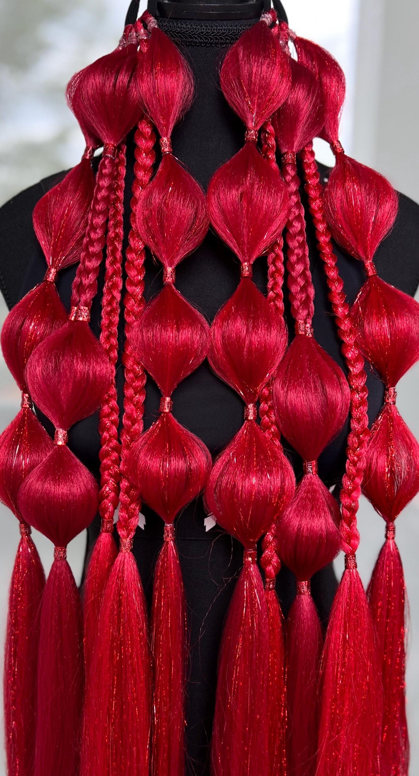 Killa - Tie-In Braid Extensions (Bubble Braids) - Tinsel