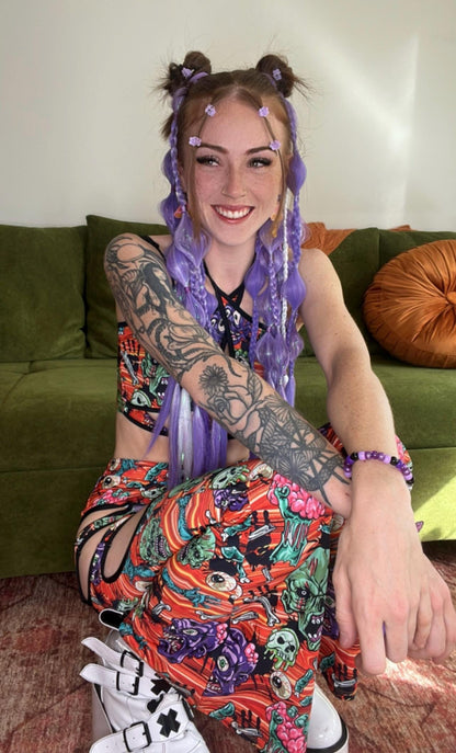 Hyacinth - Tie-In Braid Extensions (Bubble Braids) - Tinsel