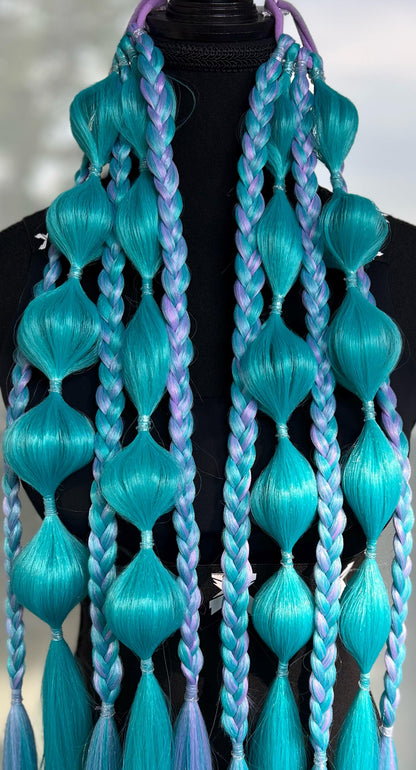 Feather - Tie-In Braid Extensions (Bubble Braids)