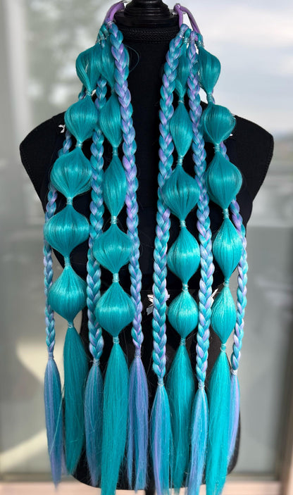 Feather - Tie-In Braid Extensions (Bubble Braids)