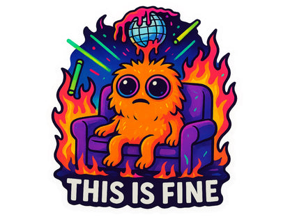 EDM Rave Festival Sticker Set or Single | Vinyl Decal | Monsters & Characters | PLUR