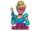 EDM Rave Festival Sticker Set or Single | Vinyl Decal | Princesses | PLUR