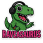 EDM Rave Festival Sticker Set or Single | Vinyl Decal | Dino | PLUR