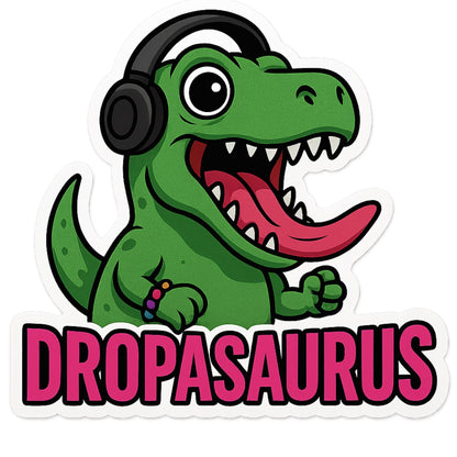 EDM Rave Festival Sticker Set or Single | Vinyl Decal | Dino | PLUR