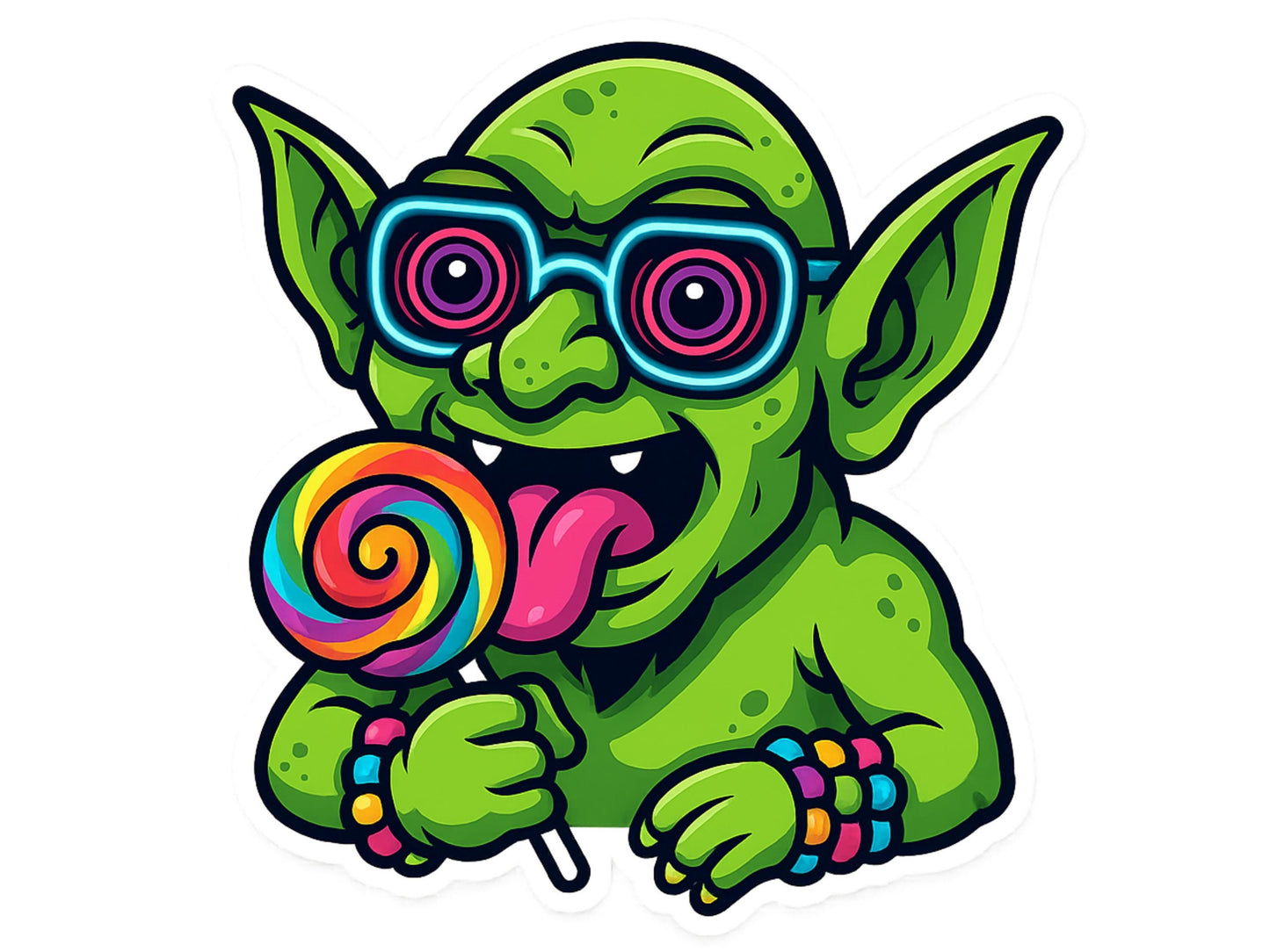 EDM Rave Festival Sticker Set or Single | Vinyl Decal | Monsters & Characters | PLUR