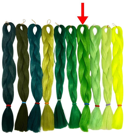 Leaf - Green Braiding Hair