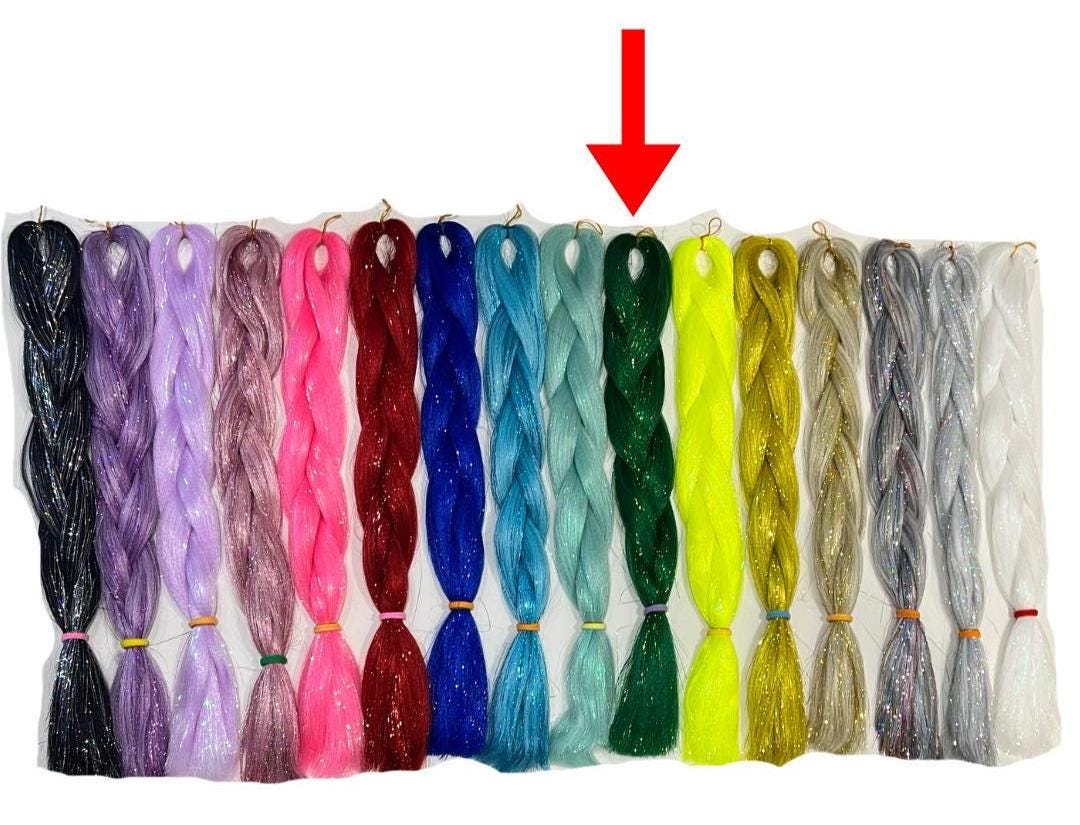 Royal Blue  - Tinsel Braiding Hair