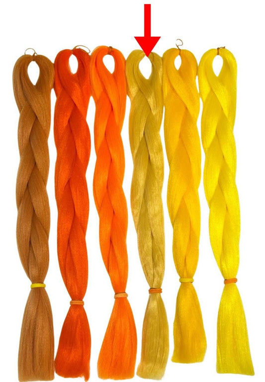 Saffron - Yellow/Orange Braiding Hair