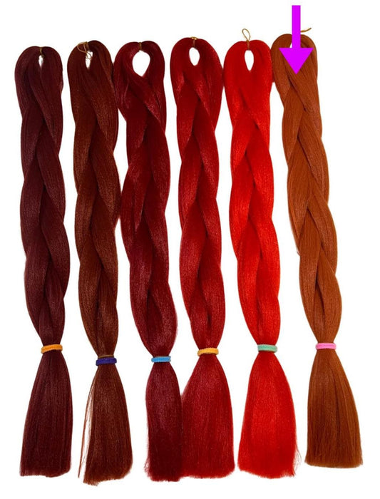 Blush - Red Braiding Hair